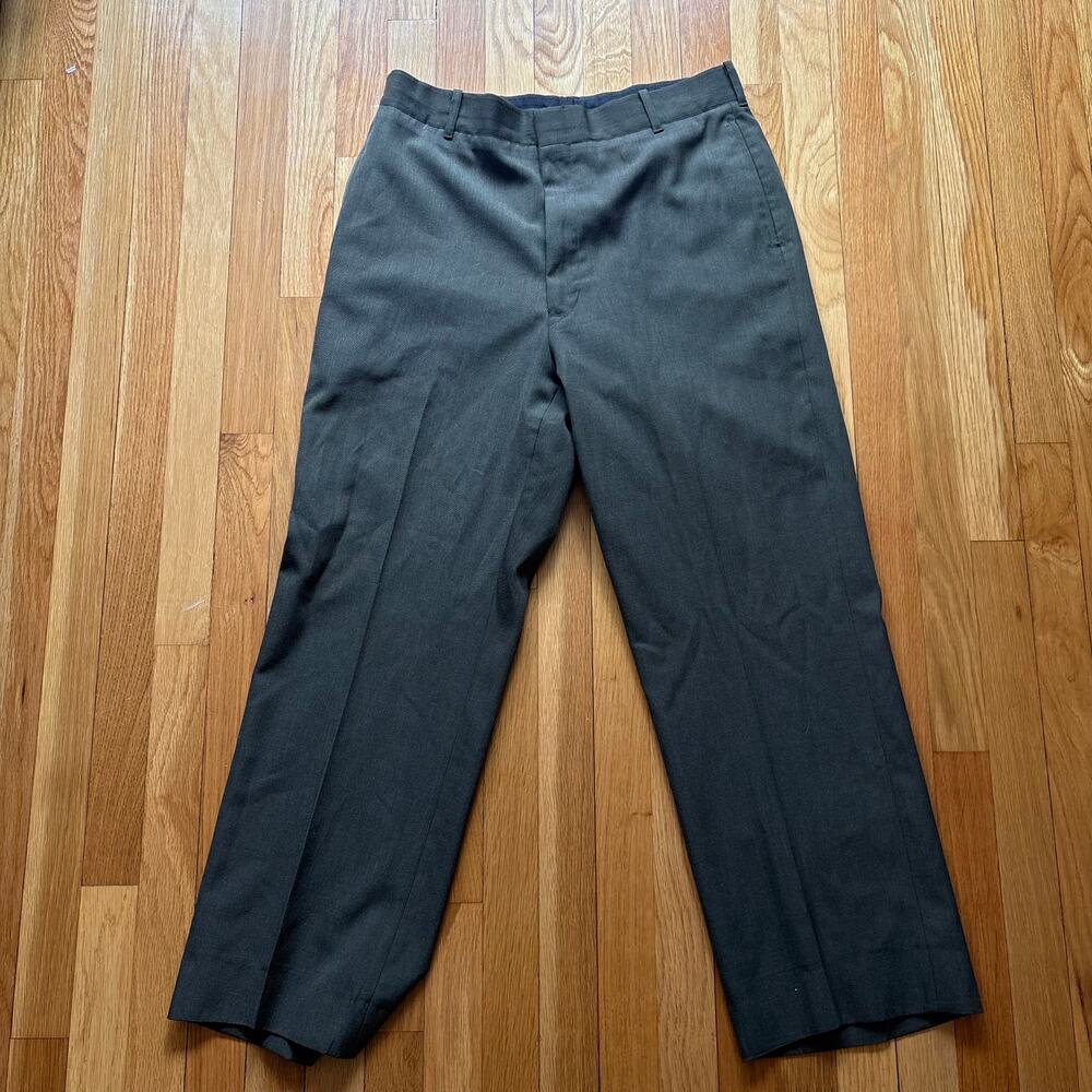 Marine Corp. Men's Class A Dress Green Uniform Pants Trousers Serge Green 36L